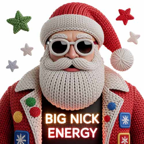 Faux Yarn Christmas DTF Transfer801