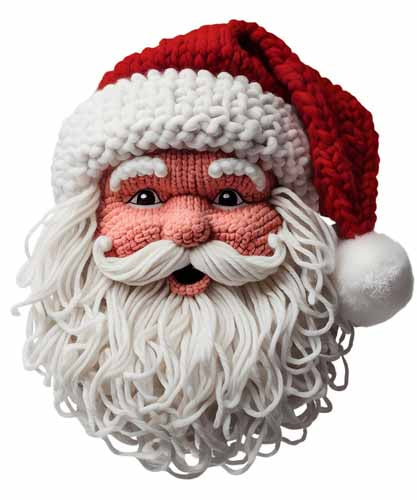 Faux Yarn Christmas DTF Transfer809