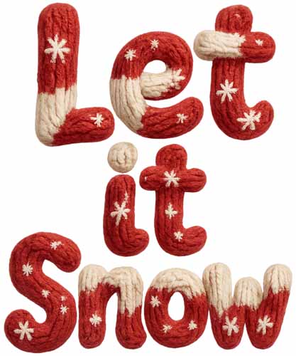 Faux Yarn Christmas DTF Transfer822