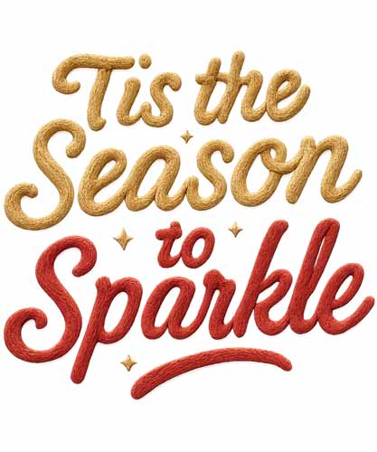 Faux Yarn Christmas DTF Transfer829