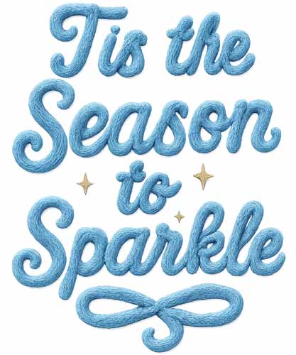 Faux Yarn Christmas DTF Transfer830