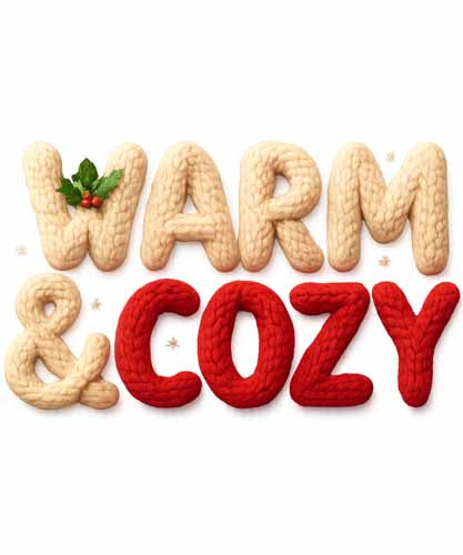 Faux Yarn Christmas DTF Transfer831