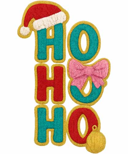 Faux Yarn Christmas DTF Transfer836