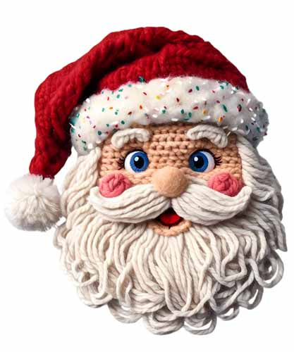 Faux Yarn Christmas DTF Transfer842