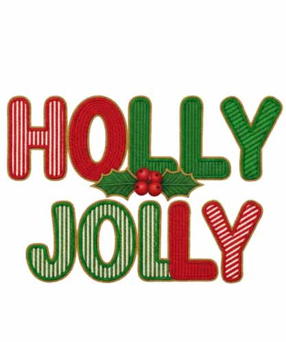 Faux Yarn Christmas DTF Transfer846