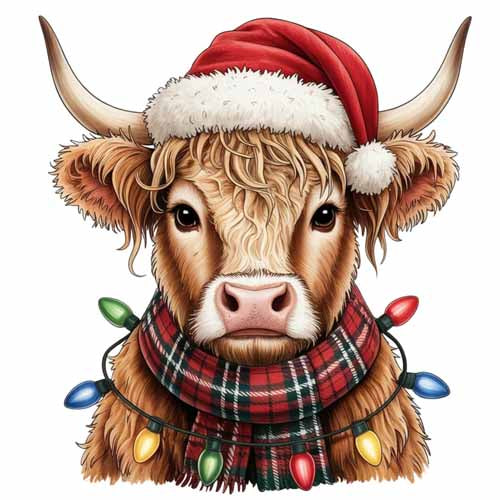 Faux Yarn Christmas DTF Transfer85