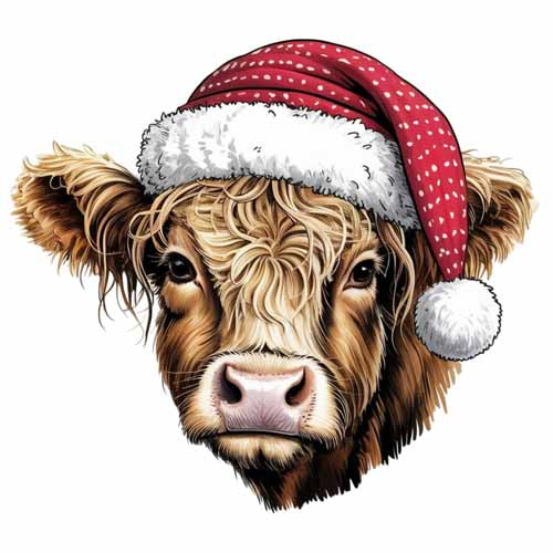 Faux Yarn Christmas DTF Transfer96