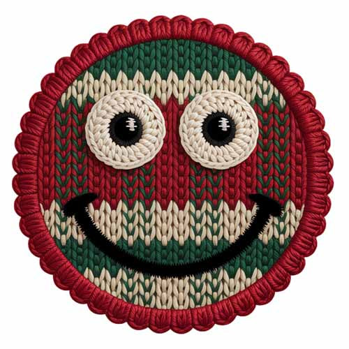 Faux Yarn Christmas DTF Transfer98