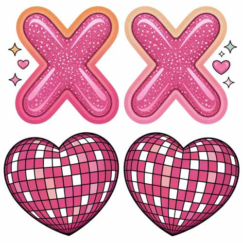 Faux Yarn Valentine's DTF Transfer 10