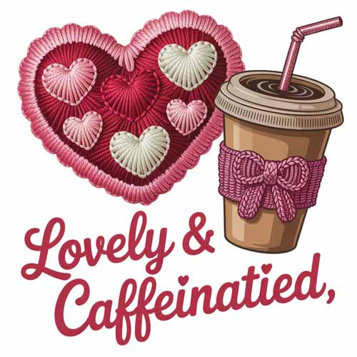 Faux Yarn Valentine's DTF Transfer 101