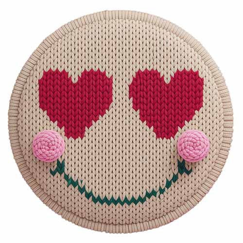 Faux Yarn Valentine's DTF Transfer 117