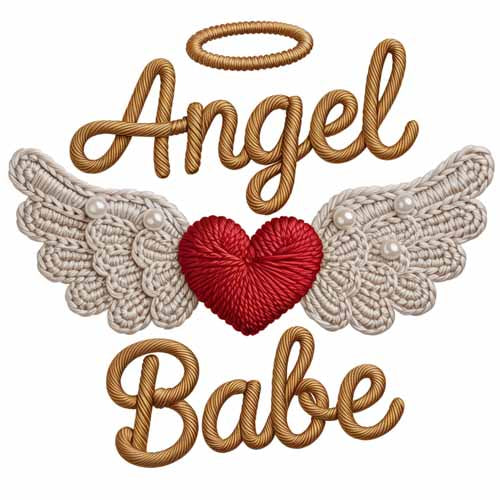 Faux Yarn Valentine's DTF Transfer 134