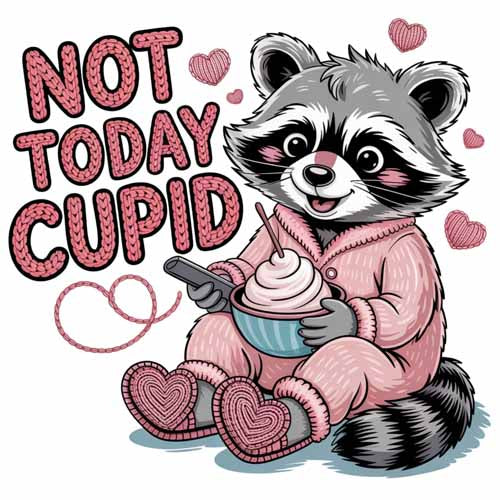 Faux Yarn Valentine's DTF Transfer 136