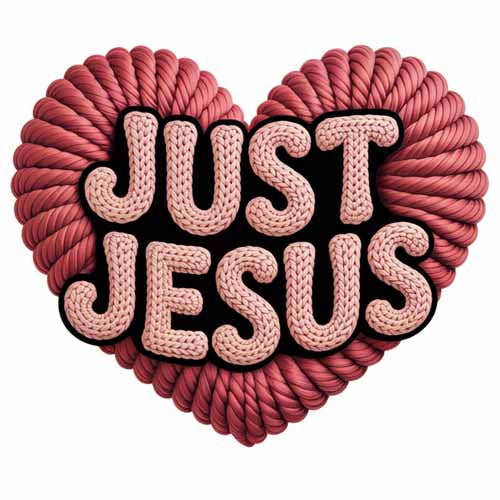 Faux Yarn Valentine's DTF Transfer 149