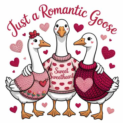 Faux Yarn Valentine's DTF Transfer 192