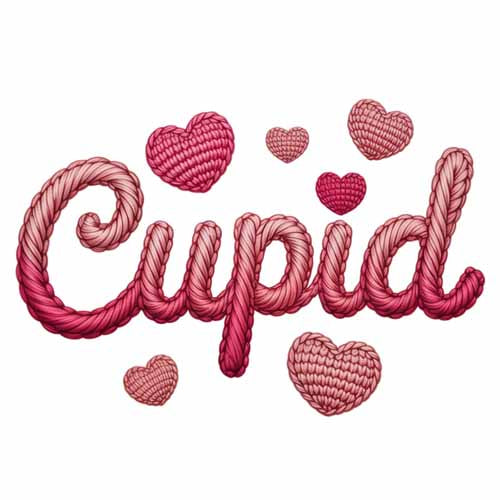 Faux Yarn Valentine's DTF Transfer2