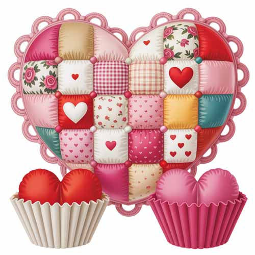 Faux Yarn Valentine's DTF Transfer 200