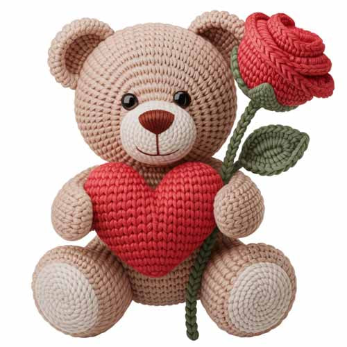 Faux Yarn Valentine's DTF Transfer 233