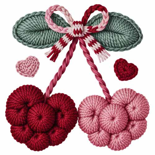 Faux Yarn Valentine's DTF Transfer 245