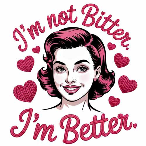 Faux Yarn Valentine's DTF Transfer 255