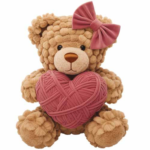 Faux Yarn Valentine's DTF Transfer 265