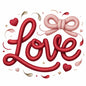 Faux Yarn Valentine's DTF Transfer 313