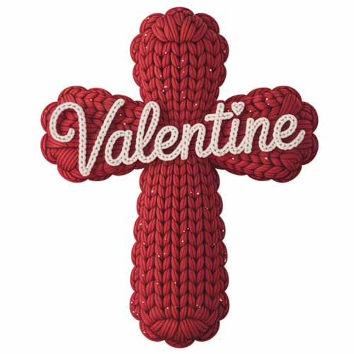 Faux Yarn Valentine's DTF Transfer 315