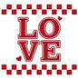 Faux Yarn Valentine's DTF Transfer 320