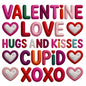 Faux Yarn Valentine's DTF Transfer 331
