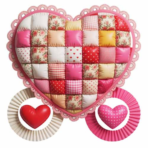 Faux Yarn Valentine's DTF Transfer 338