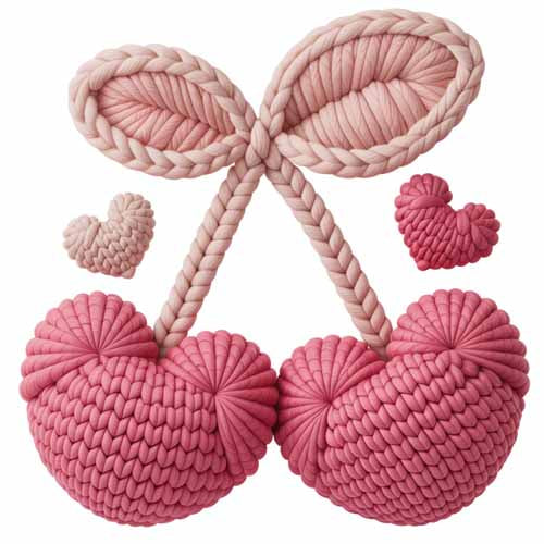 Faux Yarn Valentine's DTF Transfer 361