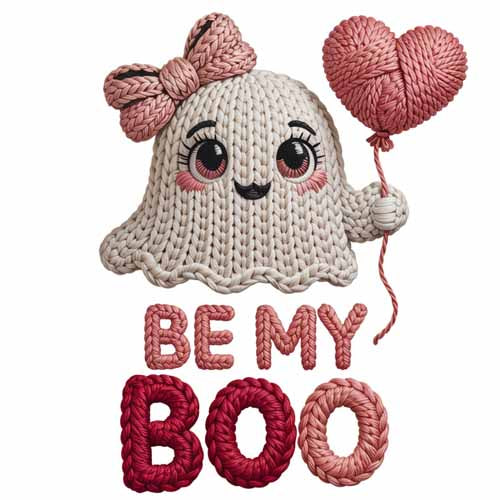 Faux Yarn Valentine's DTF Transfer 364