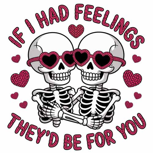 Faux Yarn Valentine's DTF Transfer 382