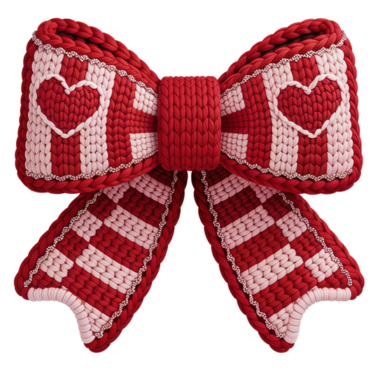 Faux Yarn Valentine's DTF Transfer 414