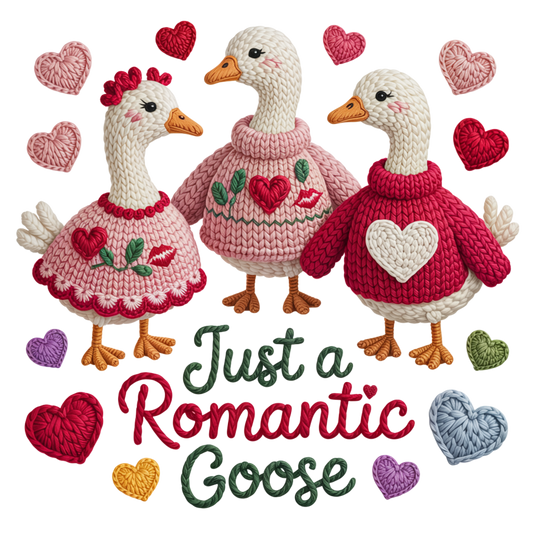 Faux Yarn Valentine's DTF Transfer 419