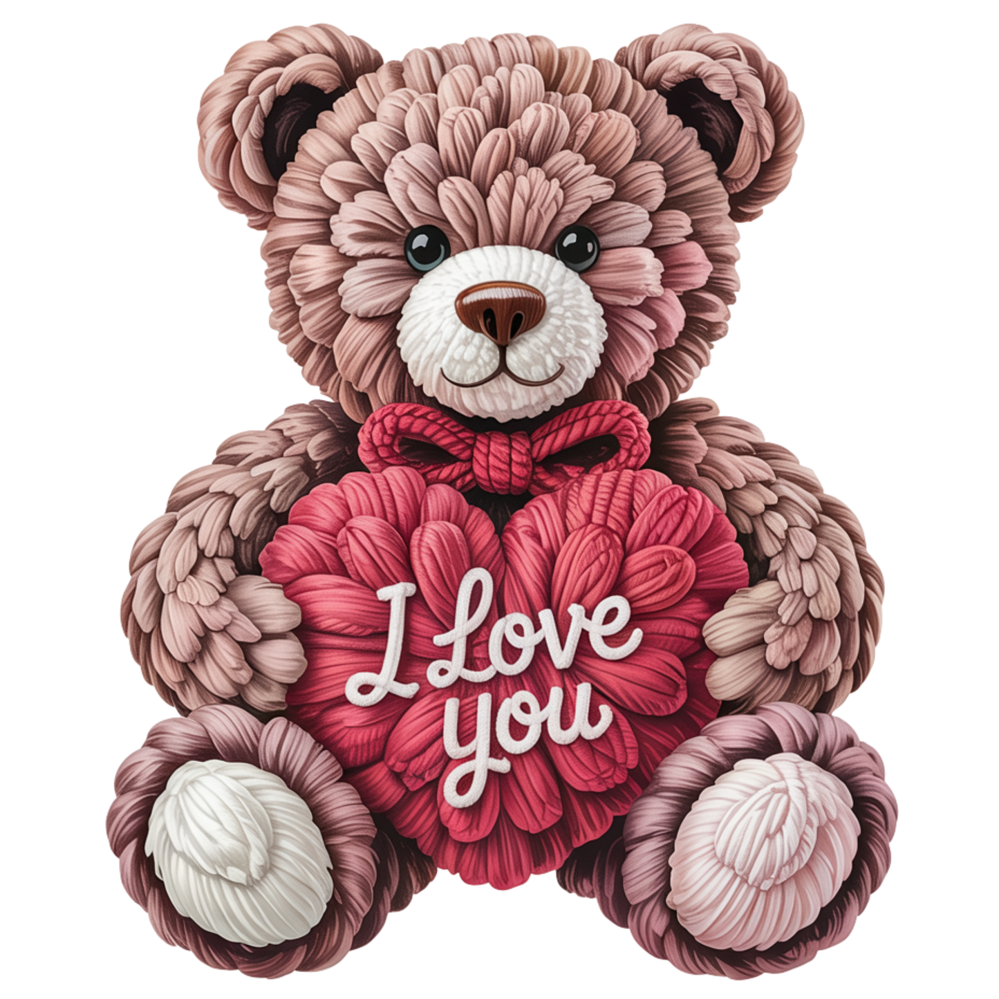 Faux Yarn Valentine's DTF Transfer 421