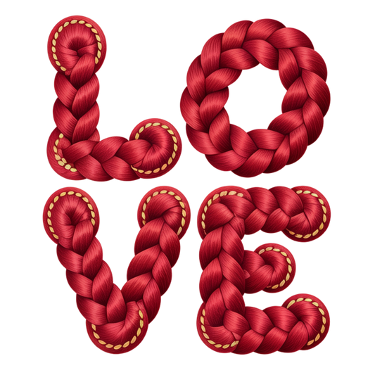 Faux Yarn Valentine's DTF Transfer 423