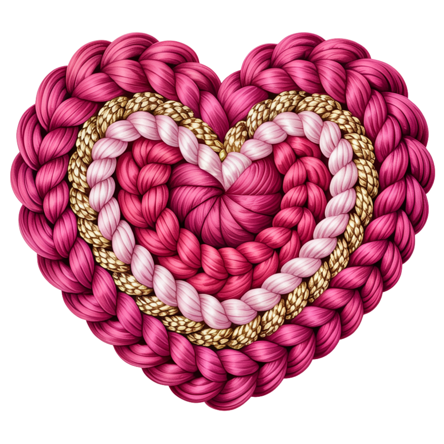Faux Yarn Valentine's DTF Transfer 424