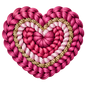 Faux Yarn Valentine's DTF Transfer 424