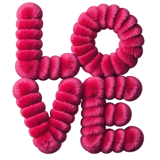 Faux Yarn Valentine's DTF Transfer 425