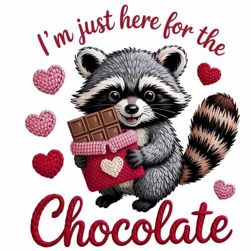 Faux Yarn Valentine's DTF Transfer 53