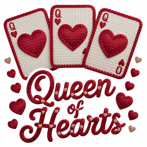 Faux Yarn Valentine's DTF Transfer 73