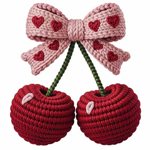 Faux Yarn Valentine's DTF Transfer 77