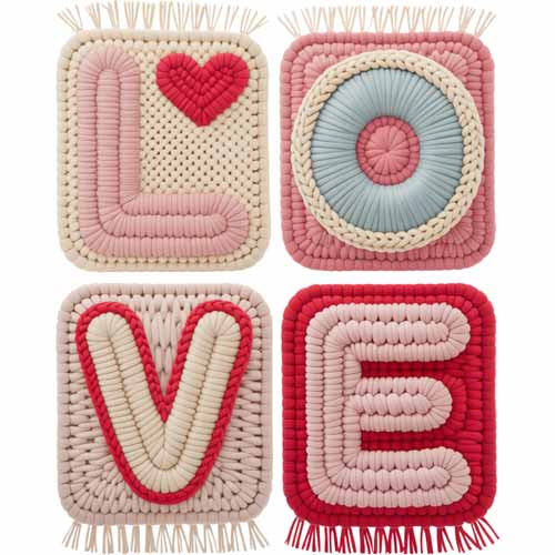 Faux Yarn Valentine's DTF Transfer 88