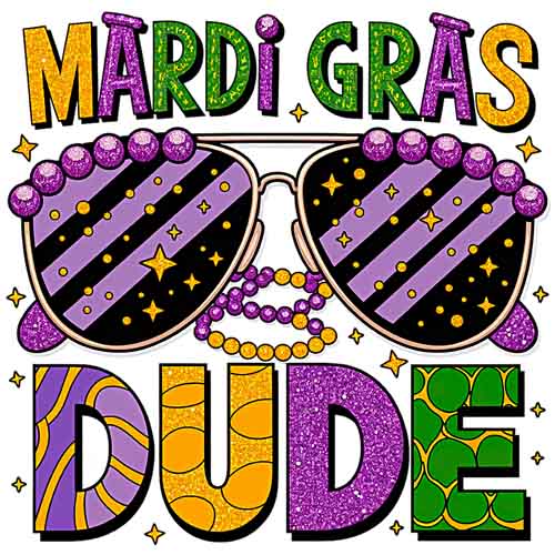 Mardi Gras DTF10