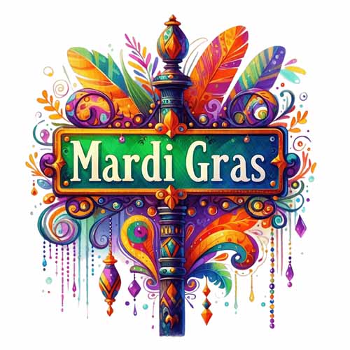 Mardi Gras DTF116