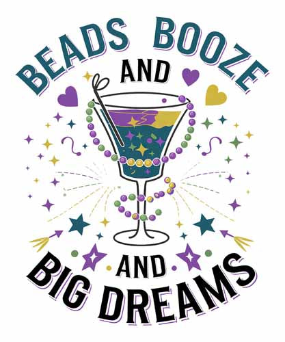 Mardi Gras DTF138