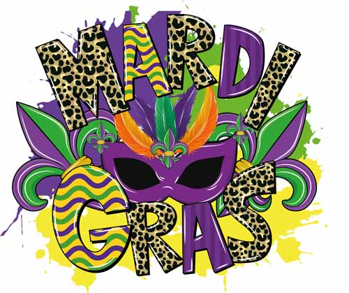 Mardi Gras DTF218