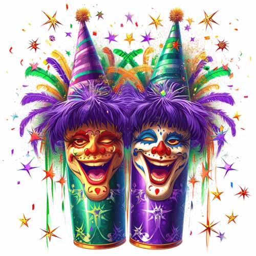 Mardi Gras DTF323