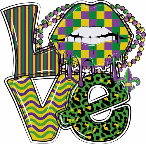 Mardi Gras DTF343